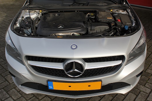 Rijervaring Chiptuning Mercedes CLA 200 CGI 156 PK automaat Voorkant
