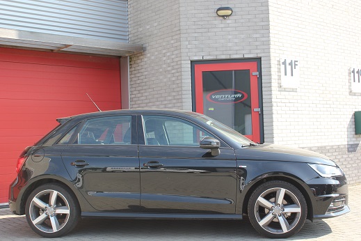 Rijervaring Chiptuning Audi A1 1.0 TFSI 95 PK. Zijkant