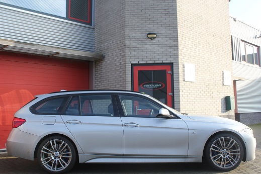 Rijervaring Chiptuning BMW 330i 252 PK B48 motor Zijkant