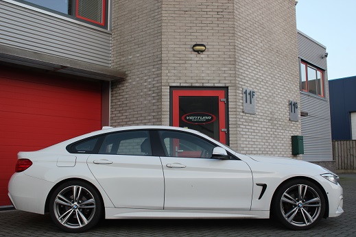 Rijervaring Chiptuning BMW 420i Gran Coupe 184 PK Zijkant