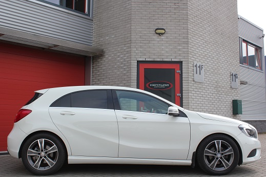 Rijervaring Chiptuning Mercedes A180 CGI 122 PK Zijkant