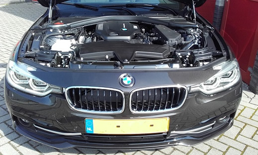 Rijervaring Chiptuning BMW 320d EDE 163 PK en 400 NM Voorkant