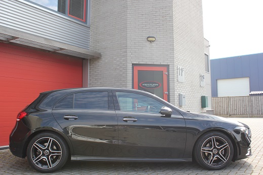 Rijervaring Chiptuning Mercedes A180 CGI 136 PK Zijkant