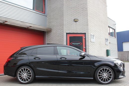Rijervaring Chiptuning Mercedes CLA 180 CGI 122 PK Zijkant