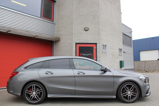 Rijervaring Chiptuning Mercedes CLA 180 CGI 122 PK Automaat Zijkant