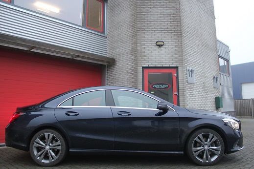 Rijervaring Chiptuning Mercedes CLA 180 CDi 109 PK Zijkant