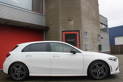 Rijervaring Chiptuning Mercedes A180 CGI 136 PK Zijkant