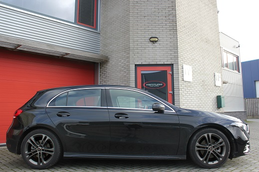 Rijervaring Chiptuning Mercedes A180 CGI 136 PK Zijkant