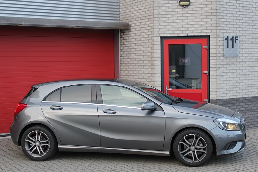 Rijervaring Chiptuning Mercedes A180 CGI 122 PK Zijkant