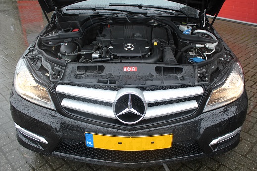 Rijervaring Chiptuning Mercedes C180 CGI 156 PK Coupe Voorkant