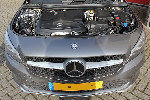 Rijervaring Chiptuning Mercedes CLA 200 CGI 156 PK automaat Voorkant