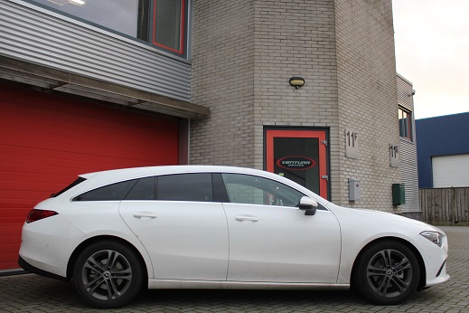 Rijervaring Chiptuning Mercedes CLA 200 CGI 163 PK Zijkant