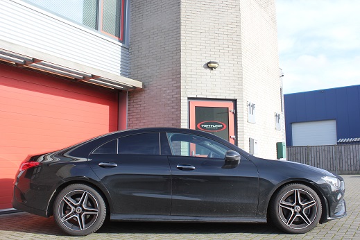 Rijervaring Chiptutunig Mercedes CLA 180 CGI 136 PK Zijkant