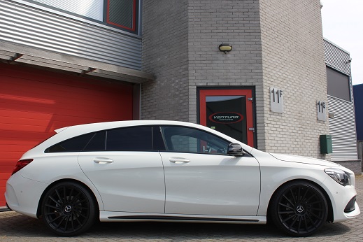 Rijervaring Chiptuning Mercedes CLA 180 CGI 122 PK Zijkant