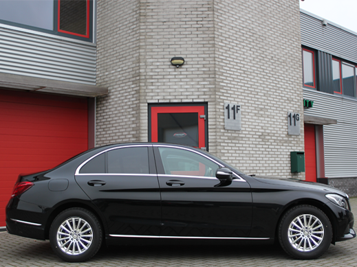 Rijervaring Chiptuning Mercedes C180 CGI Zijkant