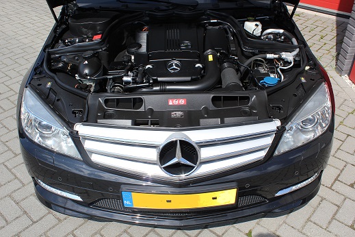 Rijervaring Chiptuning Mercedes C200 CGI 184 PK Voorkant