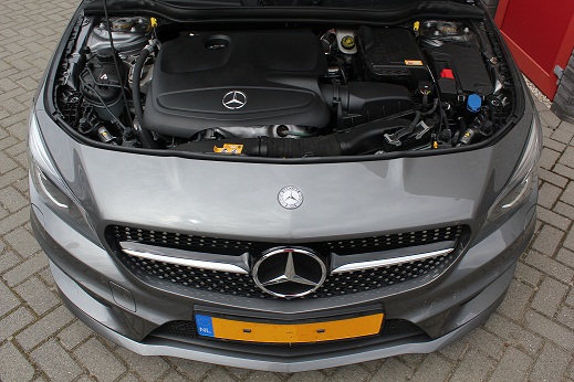 Rijervaring Chiptuning Mercedes CLA 200 CGI 156 PK automaat Voorkant