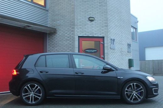 Rijervaring Chiptuning Golf 7 GTE 204 PK Zijkant