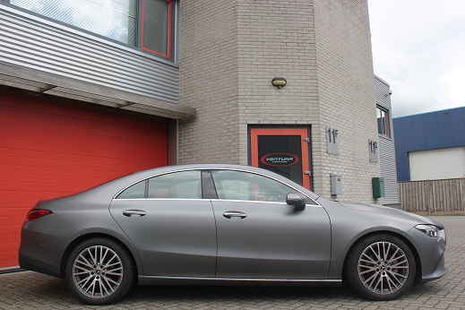 Rijervaring Chiptuning Mercedes CLA 200 CGI 163 PK Zijkant