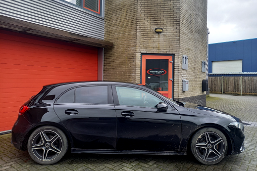 Rijervaring Chiptuning Mercedes A 180 CGI 136 PK Zijkant