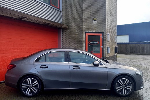 Rijervaring Chiptuning  Mercedes A 180 CGI 136 PK Zijkant