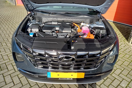 Rijervaring Chiptuning Hyundai Tucson 1.6 T-GDi Hybrid 230 PK Voorkant