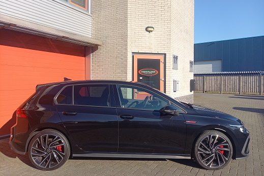 Rijervaring Chiptuning Volkswagen Golf 8 GTi 245 PK Zijkant