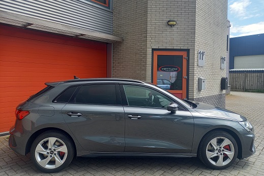 Rijervaring Chiptuning Audi A3 45 TFSi e Zijkant