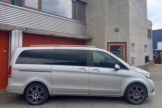 Rijervaring Chiptuning Mercedes V 250d 190 PK Zijkant
