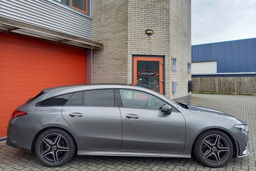 Rijervaring Chiptuning Mercedes CLA 180 CGi 136 PK Zijkant