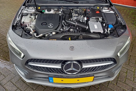 Rijervaring Chiptuning Mercedes A250E 218 PK W177 Voorkant