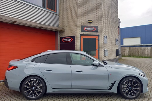 Rijervaring Chiptuning BMW 430i G26 245 PK Zijkant
