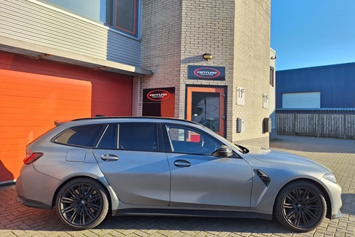 Rijervaring Chiptuning BMW M3 Competition 510 PK G80 Zijkant