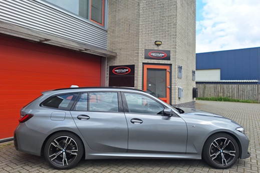 Rijervaring Chiptuning BMW 318i 156 PK G20-G21 Zijkant