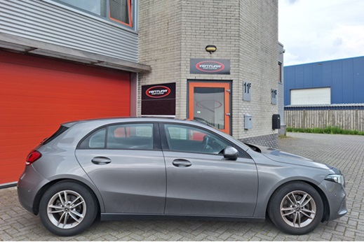 Rijervaring Chiptuning Mercedes A160 CGI 109 PK W177 Zijkant