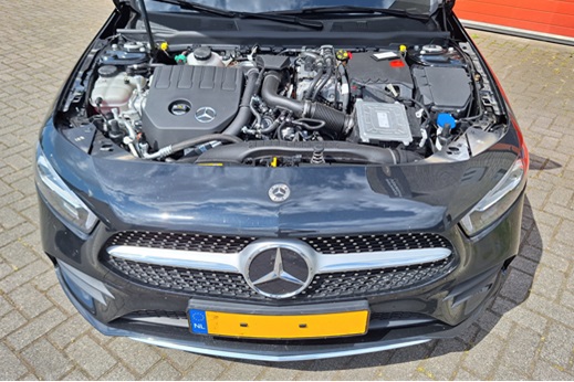Rijervaring Chiptuning Mercedes A250E 218 PK W177 Voorkant