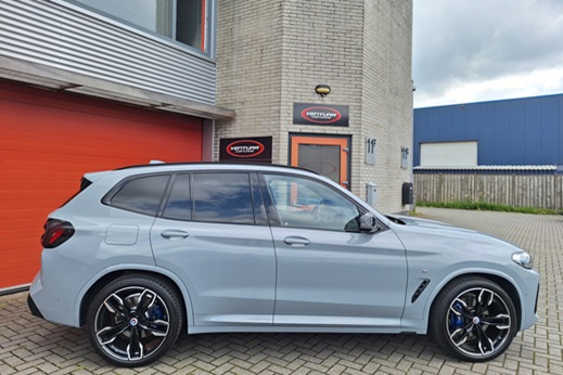Rijervaring Chiptuning BMW X3 M40i 360 PK G01 Zijkant