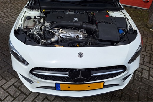 Rijervaring Chiptuning Mercedes A250 CGi 224 PK W177 Voorkant