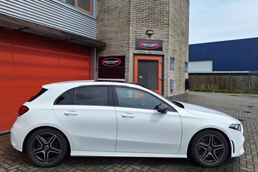 Rijervaring Chiptuning Mercedes A250 CGi 224 PK W177 Zijkant