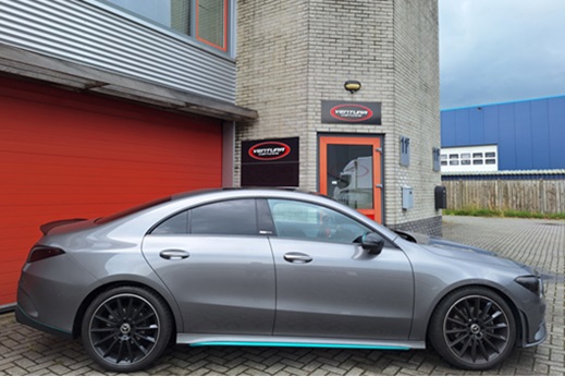 Rijervaring Chiptuning Mercedes CLA 180 1.3 CGi 136 PK Zijkant