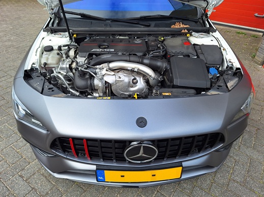 Rijervaring Chiptuning Mercedes Benz CLA 35 AMG 306 PK Voorkant