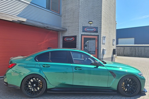 Rijervaring Chiptuning BMW M3 Competition 510 PK G80 Zijkant